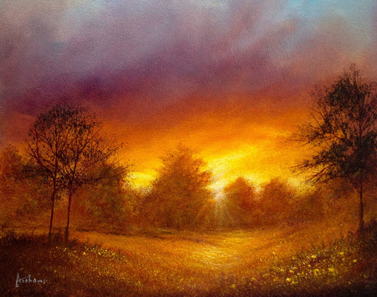 Danny Abrahams Catching The Sunset Original - The Acorn Gallery, Pocklington