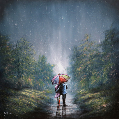 Rainy Days And Cosy Hearts ORIGINAL by Danny Abrahams *NEW*