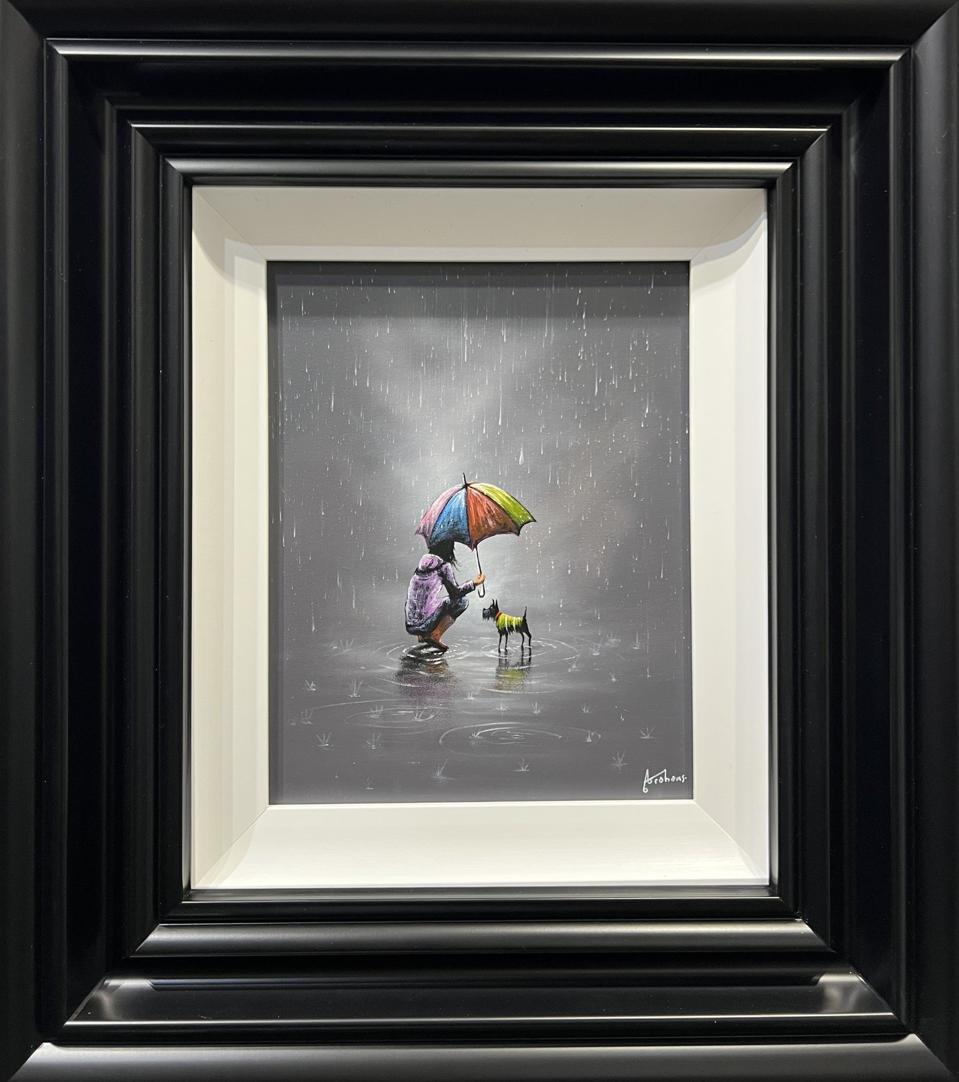 Danny Abrahams Shelter Is Better When Shared Original - The Acorn Gallery, Pocklington