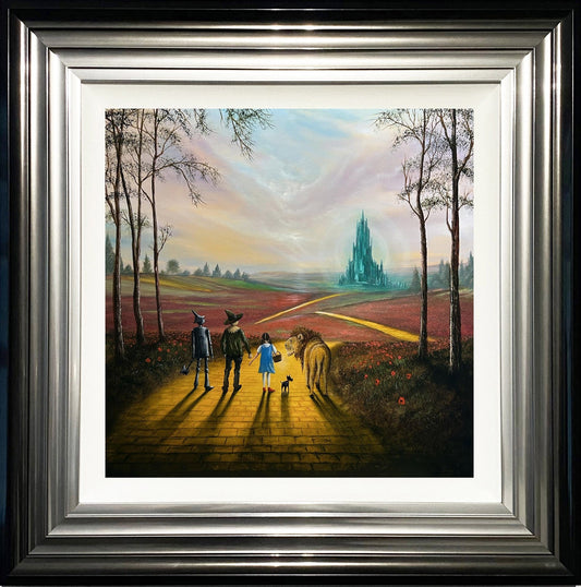 Tales From the Emerald City Framed Print by Danny Abrahams. Available from The Acorn Gallery in Pocklington. Visit us or shop online. UK Delivery. Call 01759 307652. 
