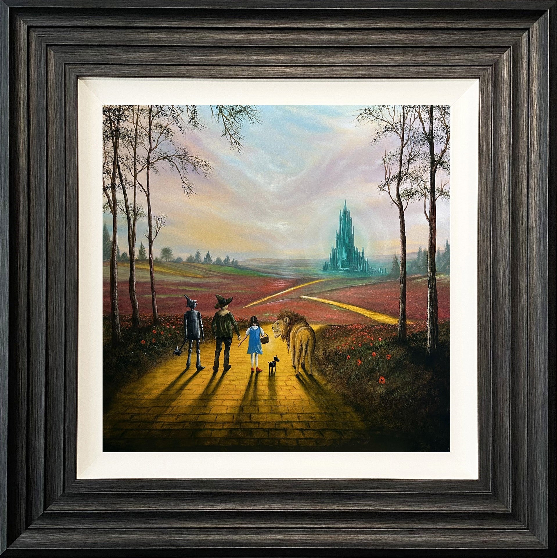 Tales From the Emerald City Framed Print by Danny Abrahams. Available from The Acorn Gallery in Pocklington. Visit us or shop online. UK Delivery. Call 01759 307652. 