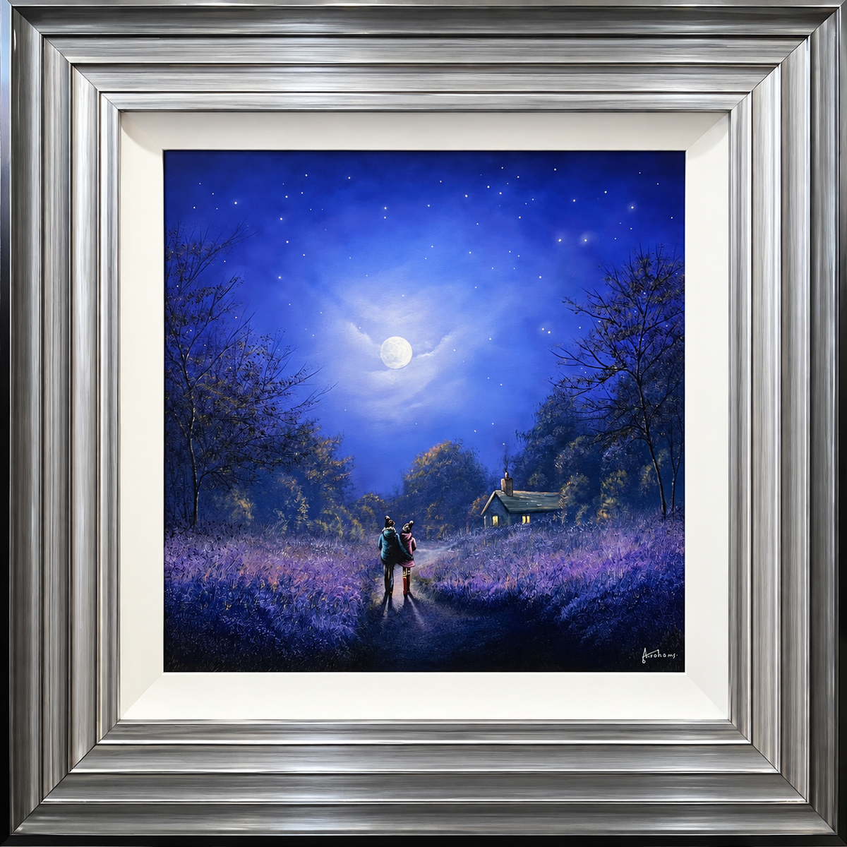 Danny Abrahams A Pocket Full Of Moonlight Original Painting available from The Acorn Gallery, Pocklington
