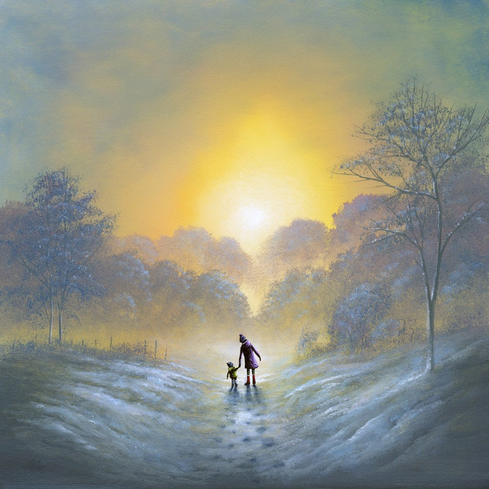 Danny Abrahams A Winter's Journey Limited Edition Print available from The Acorn Gallery, Pocklington