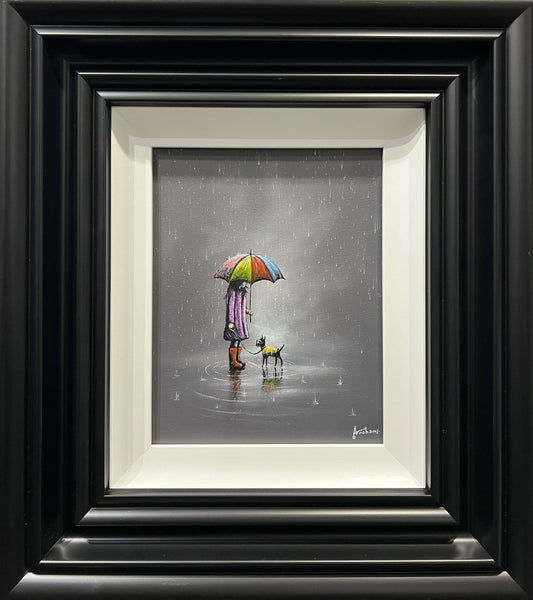 Danny Abrahams Definietly Wellies Weather Original - The Acorn Gallery, Pocklington