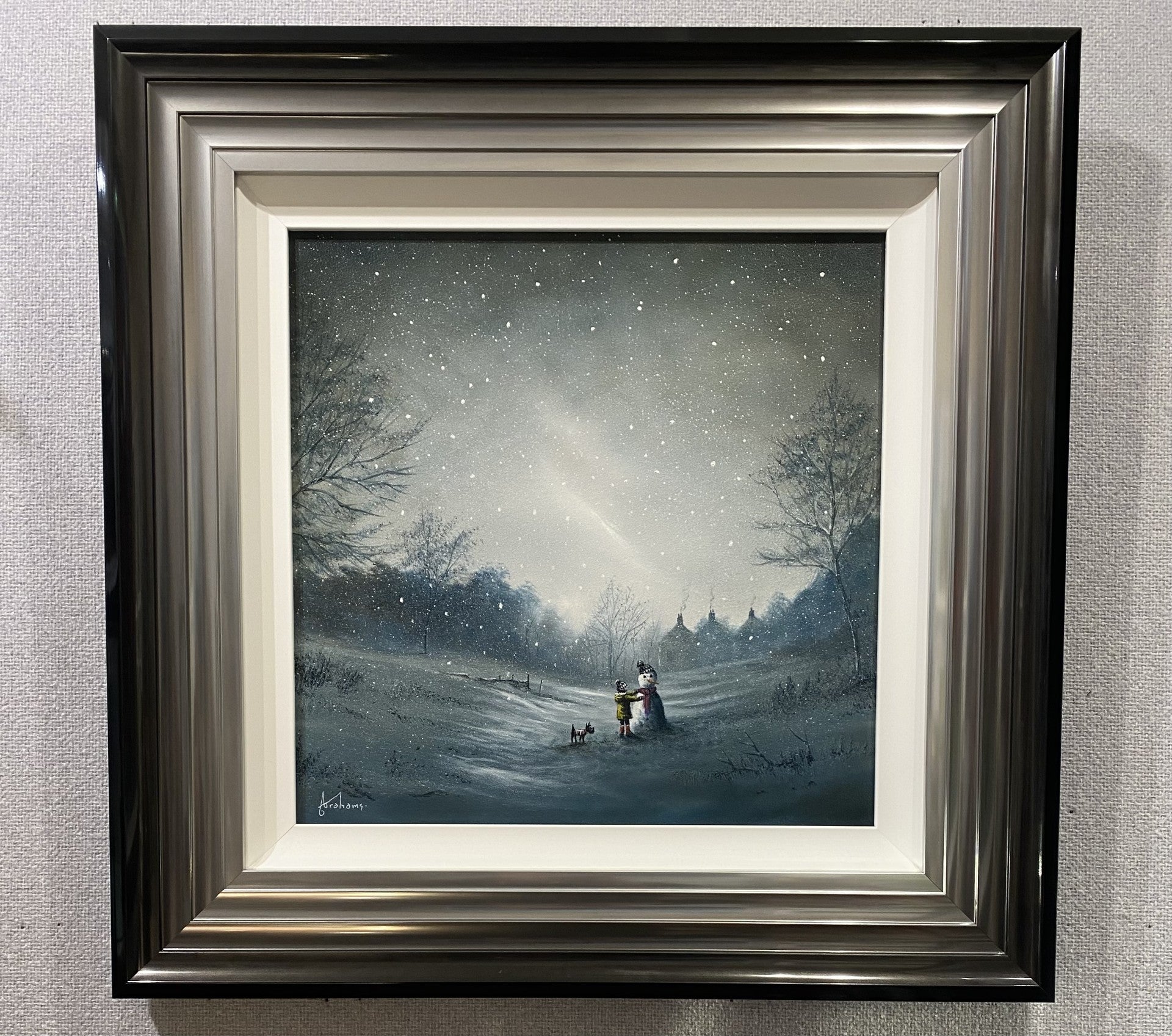 Danny Abrahams Friends Come In All Shapes And Sizes Original - The Acorn Gallery, Pocklington