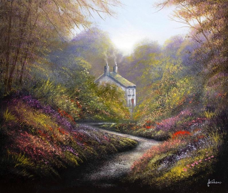 Danny Abrahams Lavender Lane Original - The Acorn Gallery Pocklington 