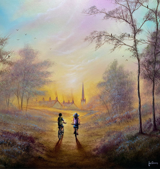 Danny Abrahams Life is an Adventure, Enjoy the Ride Original - The Acorn Gallery, Pocklington