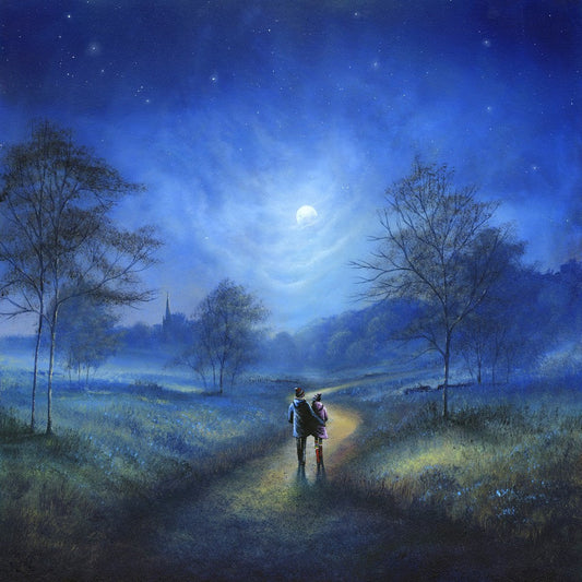 Danny Abrahams Moonlit Moments Limited Edition Print available from The Acorn Gallery, Pocklington