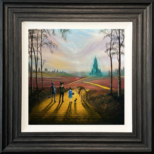 Tales From the Emerald City Framed Print by Danny Abrahams. Available from The Acorn Gallery in Pocklington. Visit us or shop online. UK Delivery. Call 01759 307652. 