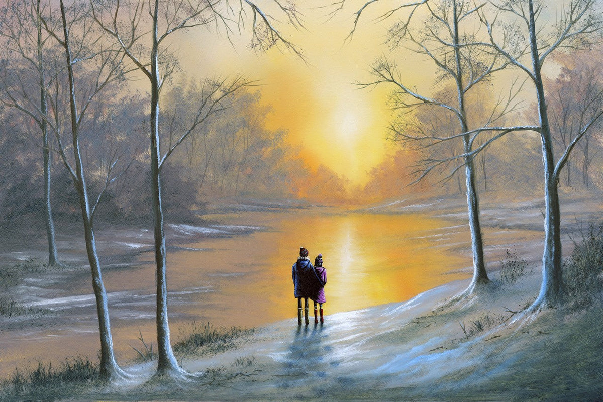 Danny Abrahams Winters Reflections Limited Edition Print available from The Acorn Gallery, Pocklington