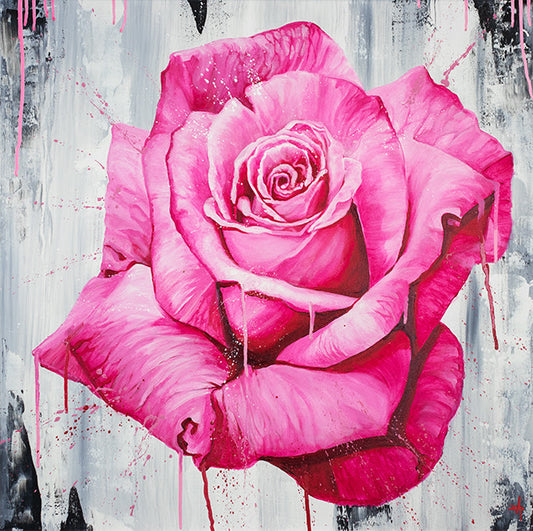 A Magenta Rose ORIGINAL by Dean Martin