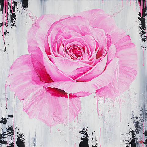 A Pink Rose ORIGINAL by Dean Martin