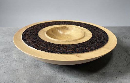 Davenport's Handmade Monolith Bowl Original available from The Acorn Gallery, Pocklington
