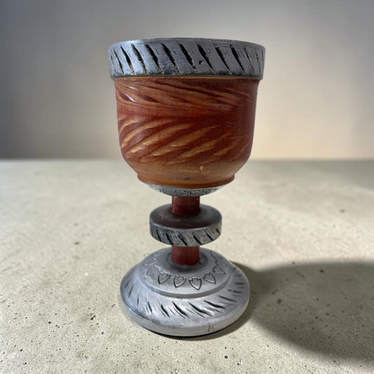 Davenport's Handmade Viking Sunset Goblet Original available from The Acorn Gallery, Pocklington