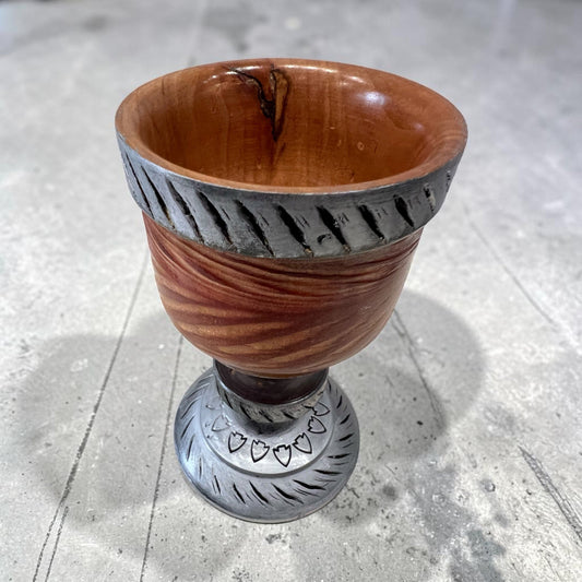 Davenport's Handmade Viking Sunset Goblet Original available from The Acorn Gallery, Pocklington