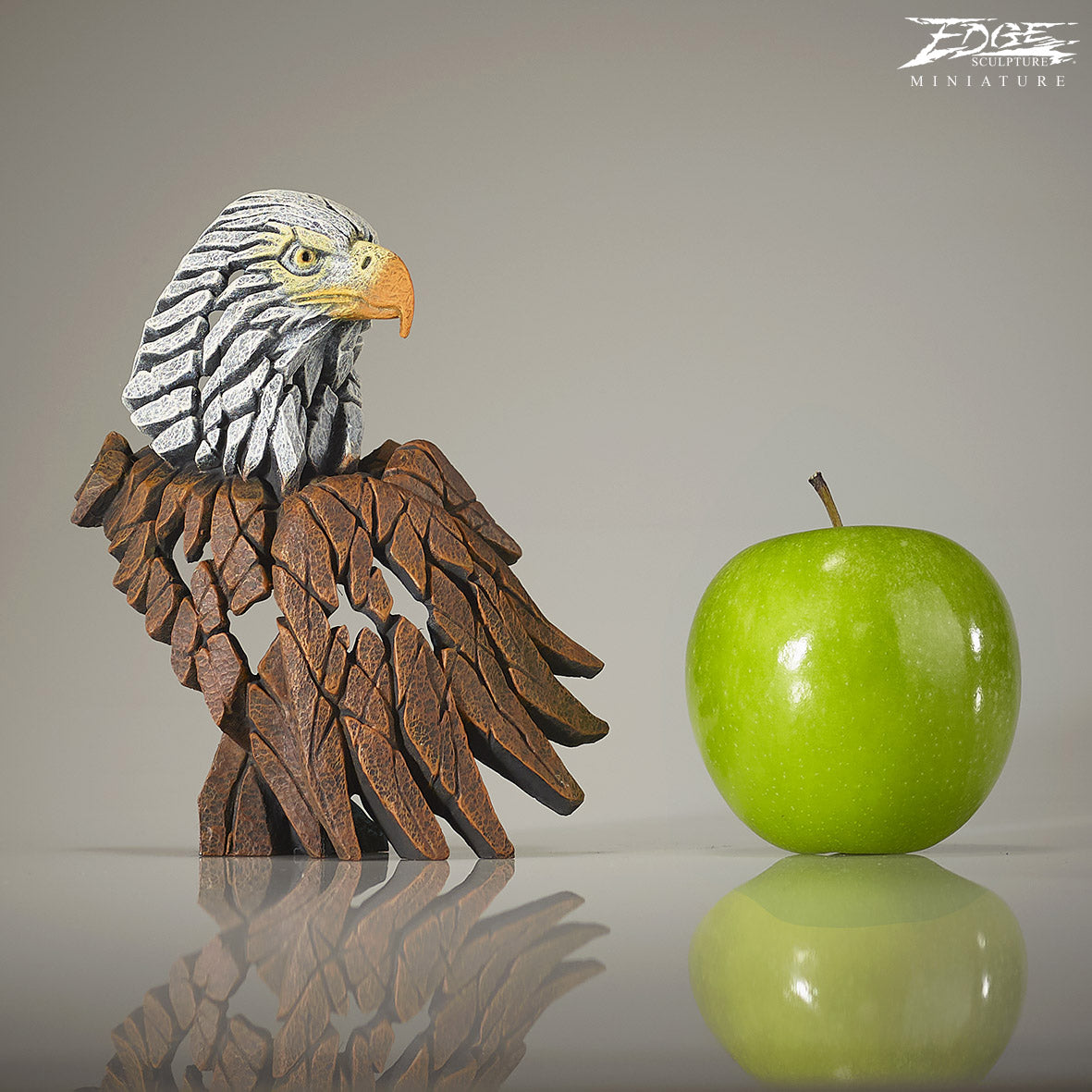 Edge Sculpture Bald Eagle Miniature  - The Acorn Gallery, Pocklington