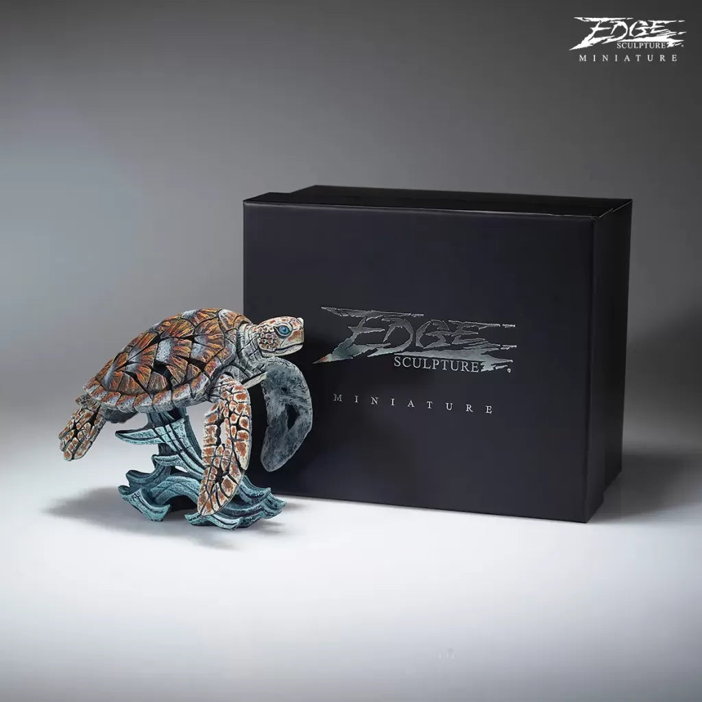 Edge Sculpture Sea Turtle Miniature - The Acorn Gallery, Pocklington