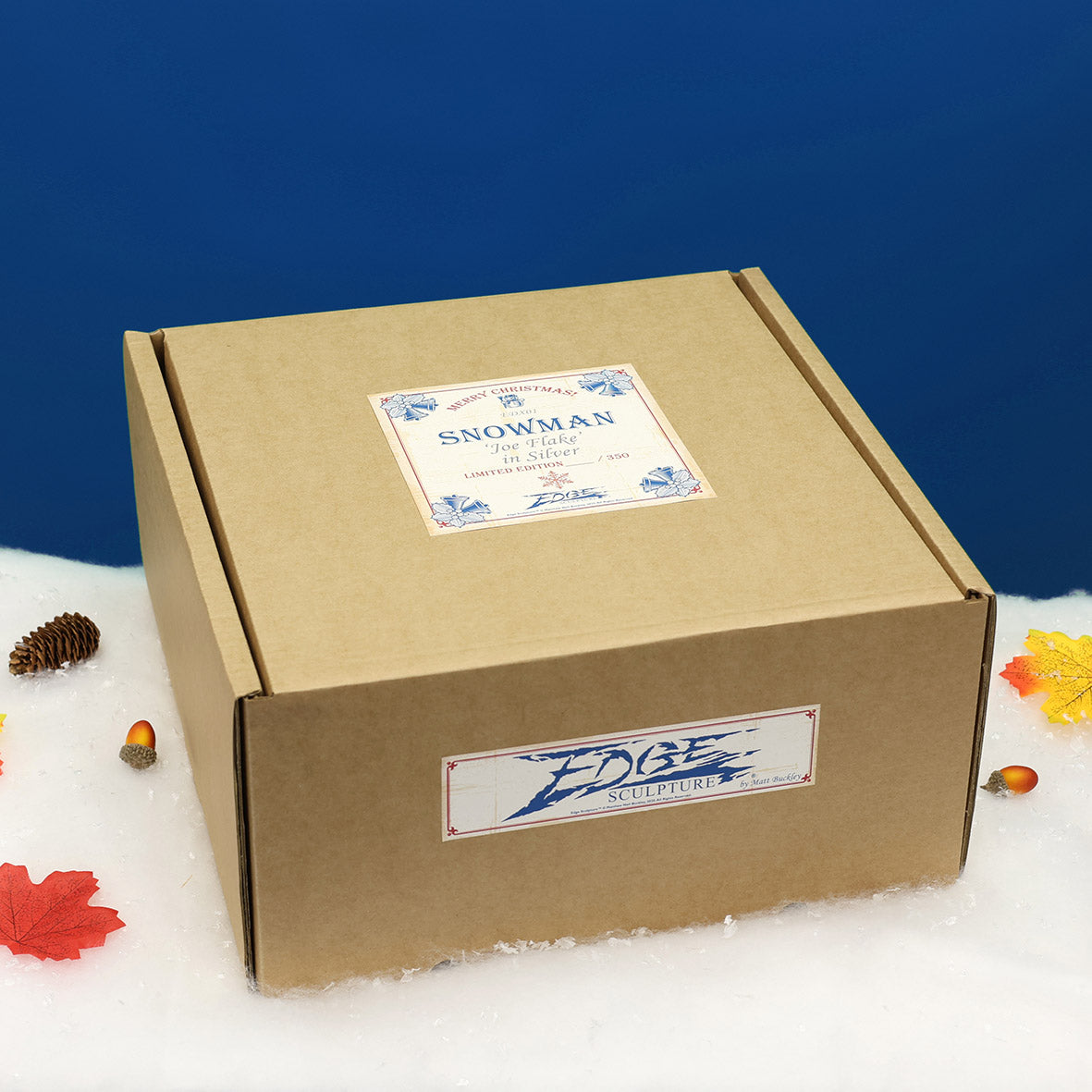 EDGE Sculpture Joe Flake Snowman - The Acorn Gallery, Pocklington