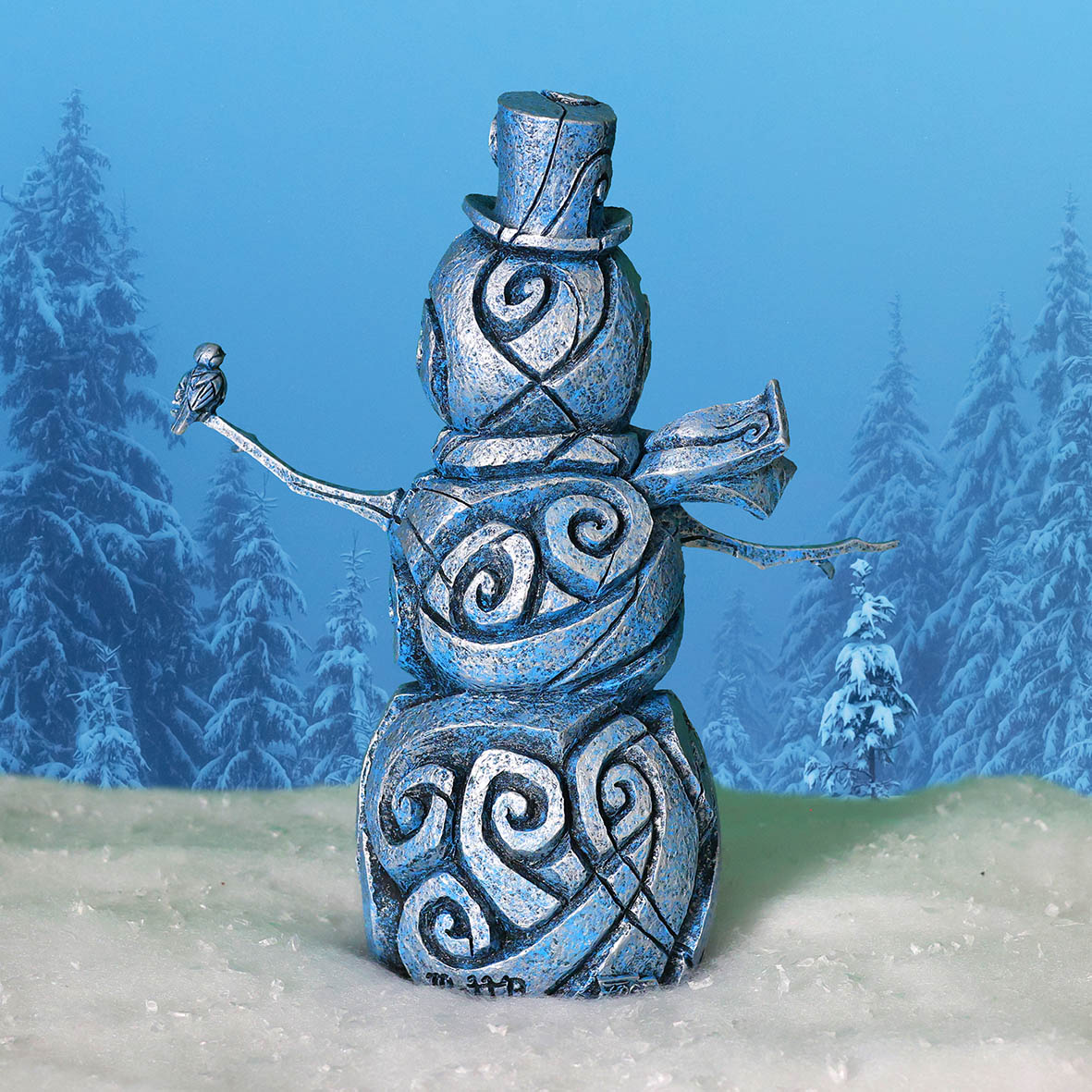 EDGE Sculpture Joe Flake Snowman - The Acorn Gallery, Pocklington