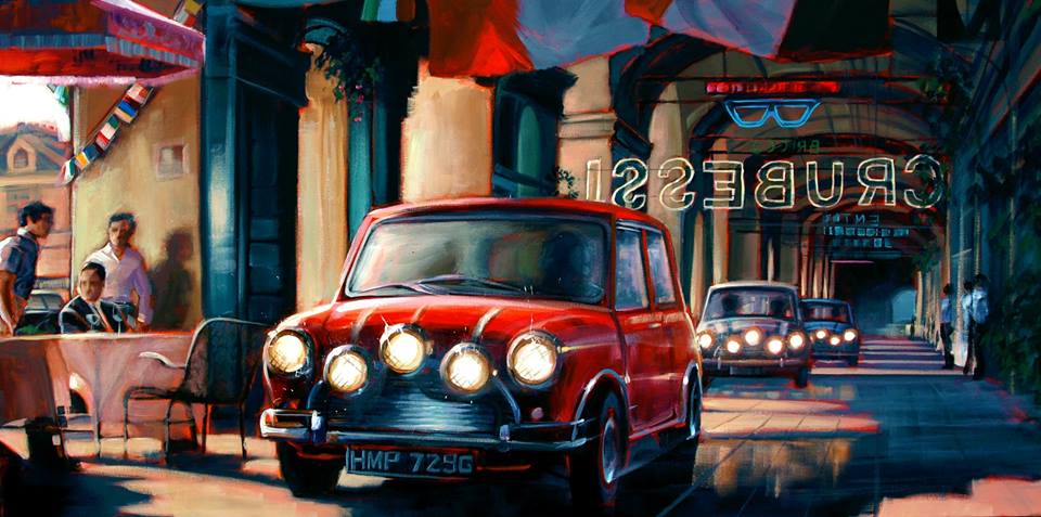 Fleetwood The Getaway II Hand Embellished Canvas - The Acorn Gallery, Pocklington