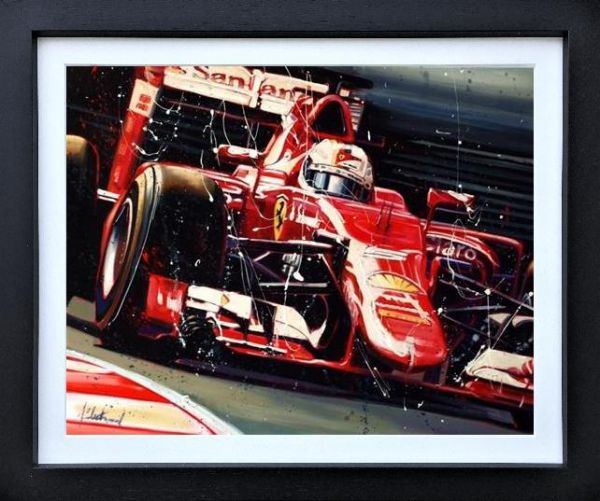Fleetwood Vettel Hand Embellished Canvas Framed - The Acorn Gallery, Pocklington