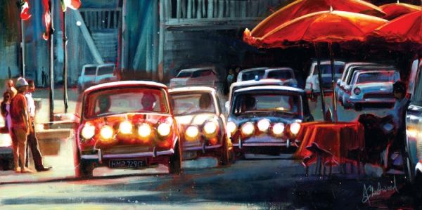 Fleetwood The Getaway Hand Embellished Canvas - The Acorn Gallery. Pocklington