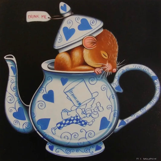 Marie Louise Wrightson Sleeping Dormouse Limited Ed Print - The Acorn Gallery, Pocklington