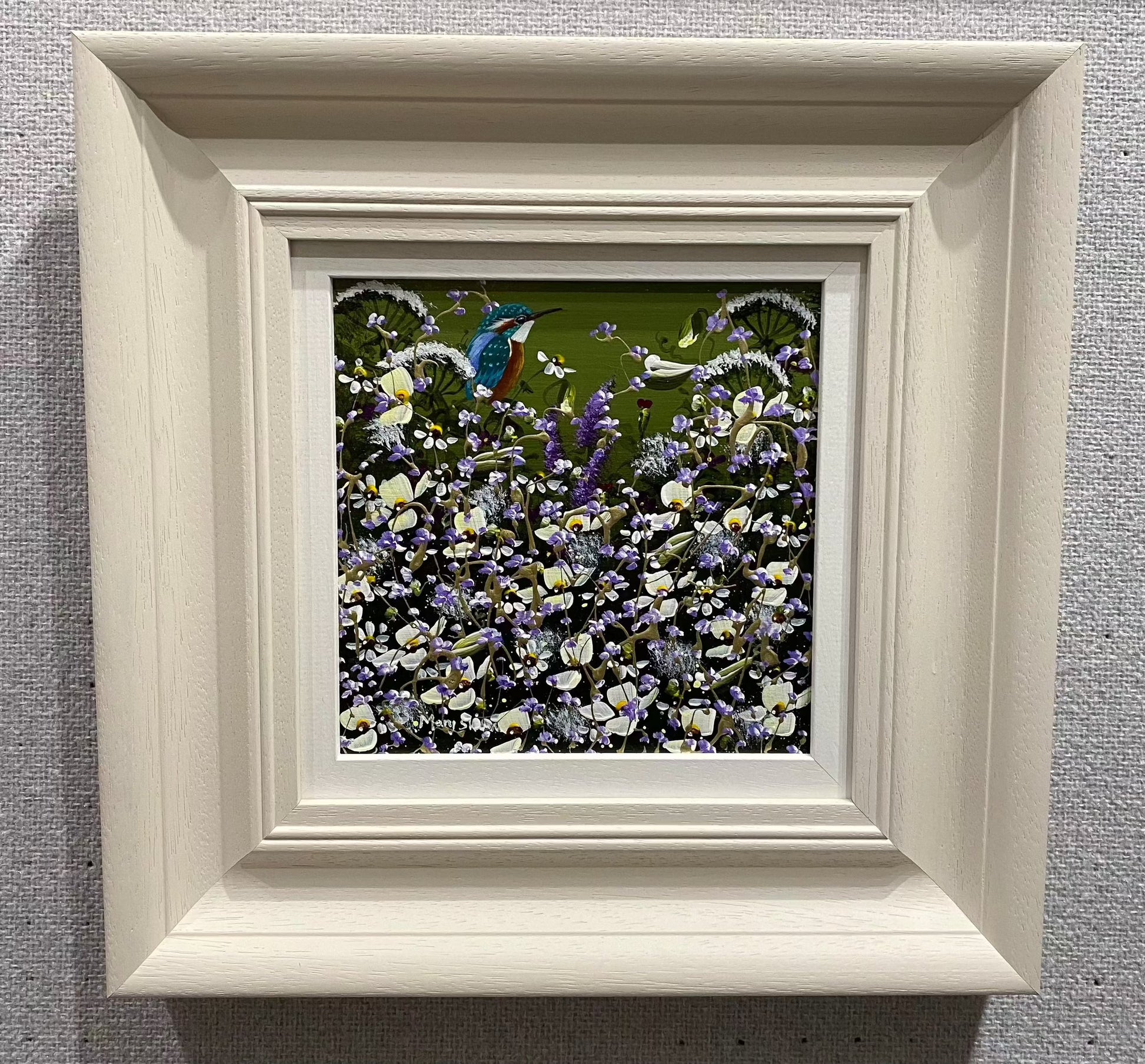 Buy Mary Shaw original painting Bluebells And Kingfisher II from The Acorn Gallery, Pocklington. FREE UK Delivery. Visit us or shop online or call us on 01759 307652