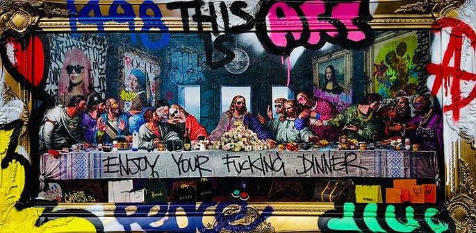 Ghost Enjoy Your F..cking Dinner - The Acorn Gallery, Pocklington