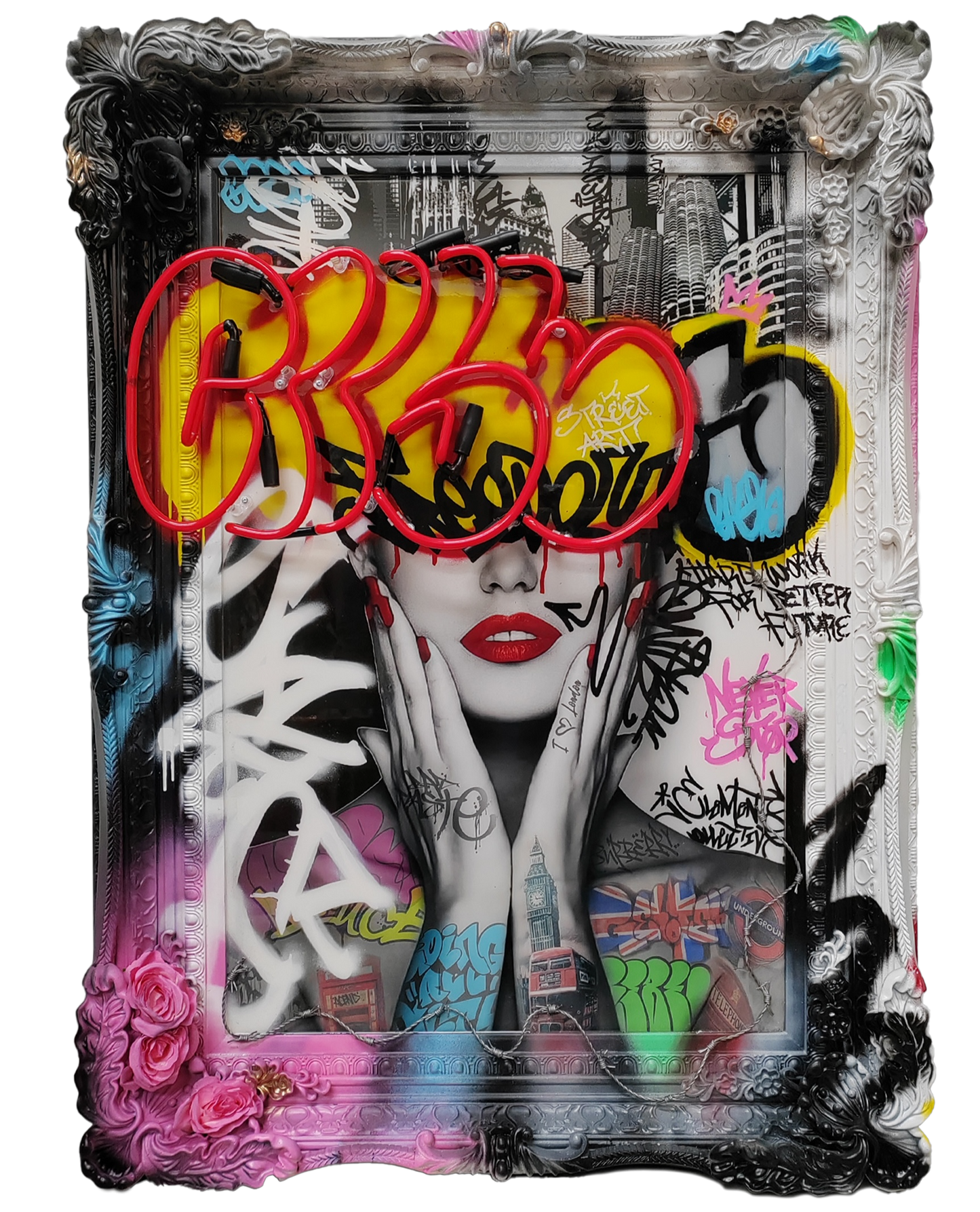 London Underground Neon ORIGINAL by Ghost