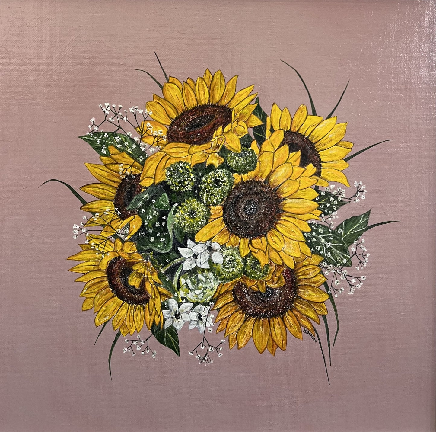 Happiness In Bloom ORIGINAL by Holly Dunham