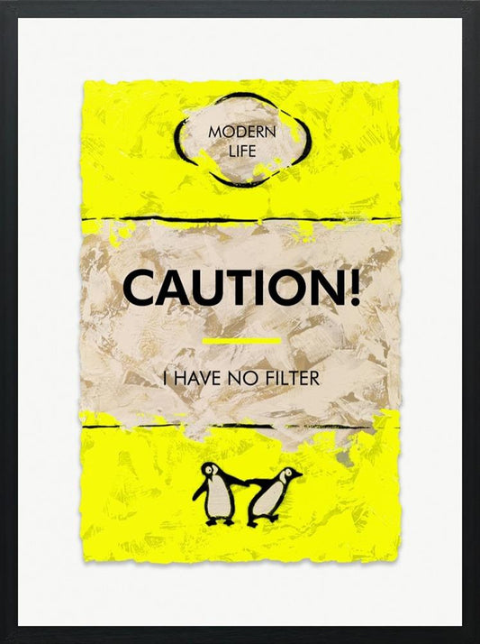 Hue Folk I Have No Filter Paper Print available from The Acorn Gallery, Pocklington