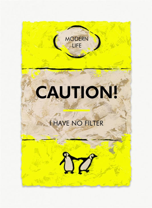Hue Folk I Have No Filter Paper Print available from The Acorn Gallery, Pocklington