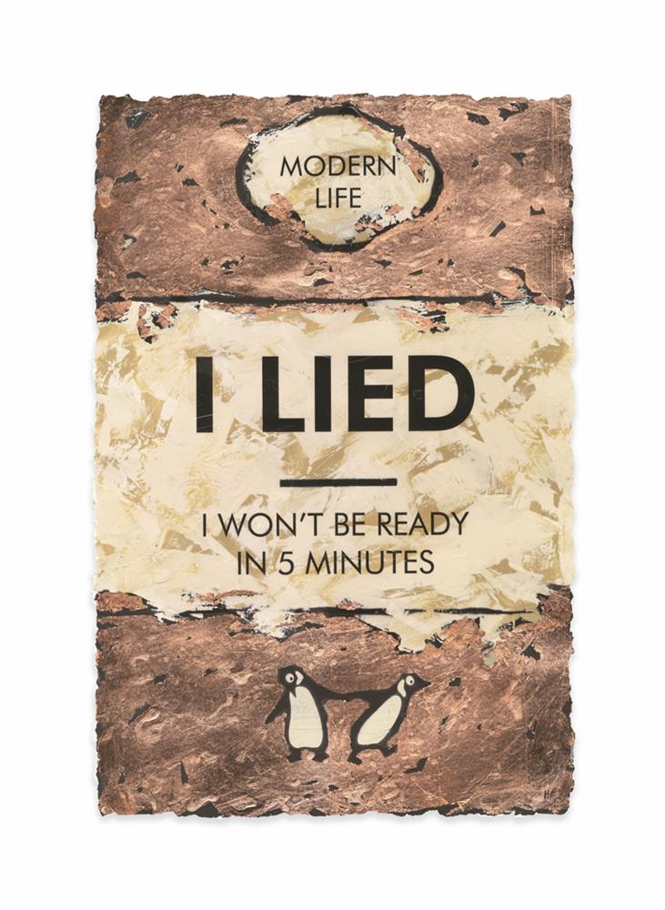 Hue Folk I Lied Bronze Leaf - The Acorn Gallery, Pocklington