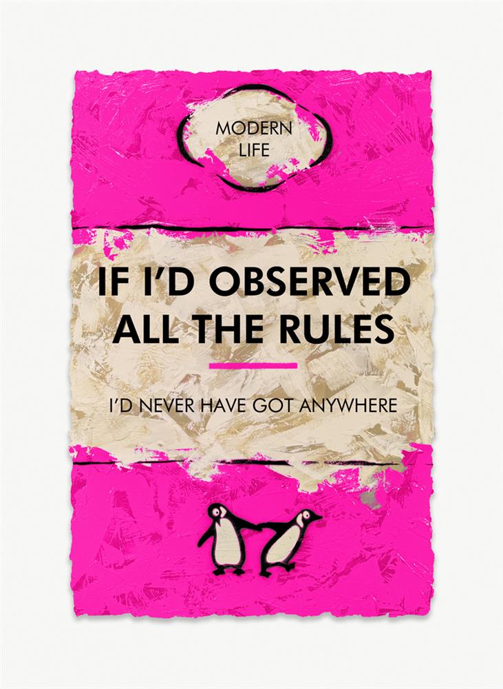 Hue Folk If I'd Observed All The Rules Paper Print available from The Acorn Gallery, Pocklington