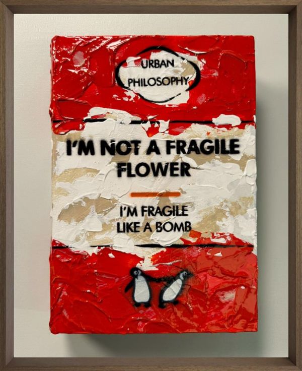 Hue Folk I'm Not A Fragile Flower Storybook Original - The Acorn Gallery, Pocklington