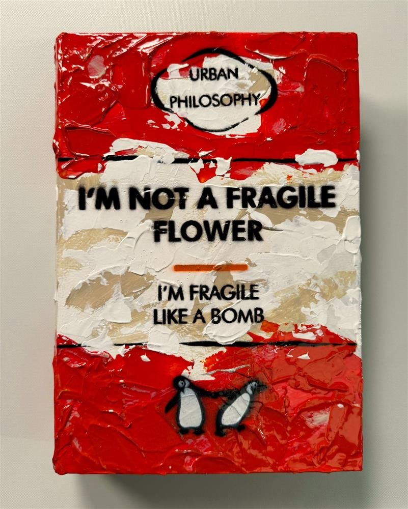 Hue Folk I'm Not A Fragile Flower Storybook Original - The Acorn Gallery, Pocklington