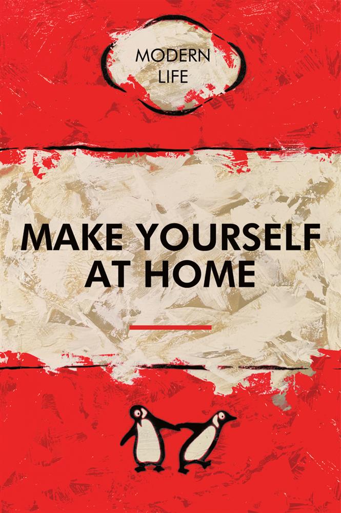 Hue Folk Make Yourself At Home Lenticular - The Acorn Gallery, Pocklington