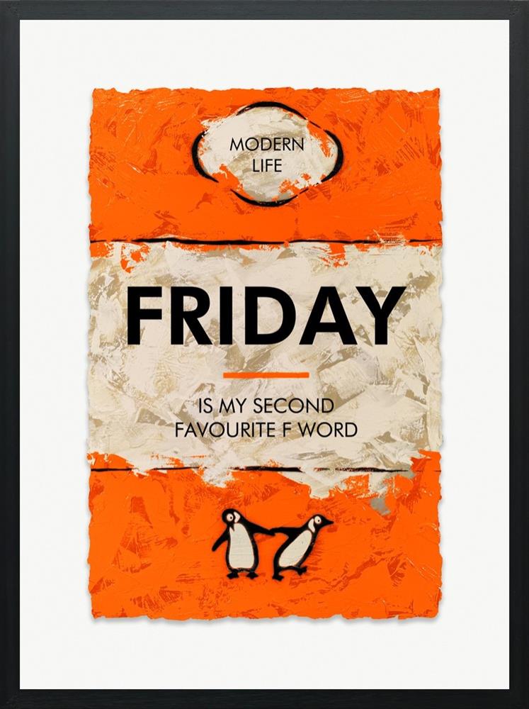 Hue Folk My Second Favourite F Word Paper Print available from The Acorn Gallery, Pocklington