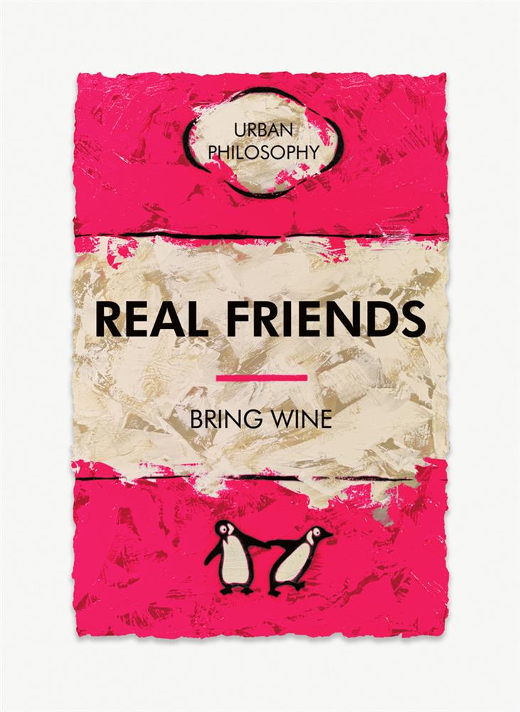 Hue Folk Real Friends Paper Print available from The Acorn Gallery, Pocklington