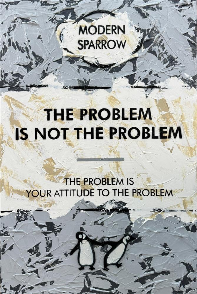 Buy Hue Folk The Problem is Not the Problem Original at The Acorn Gallery, Pocklington. FREE UK Delivery. Approved Gallery. Commissions welcome. Call 01759 307652. 