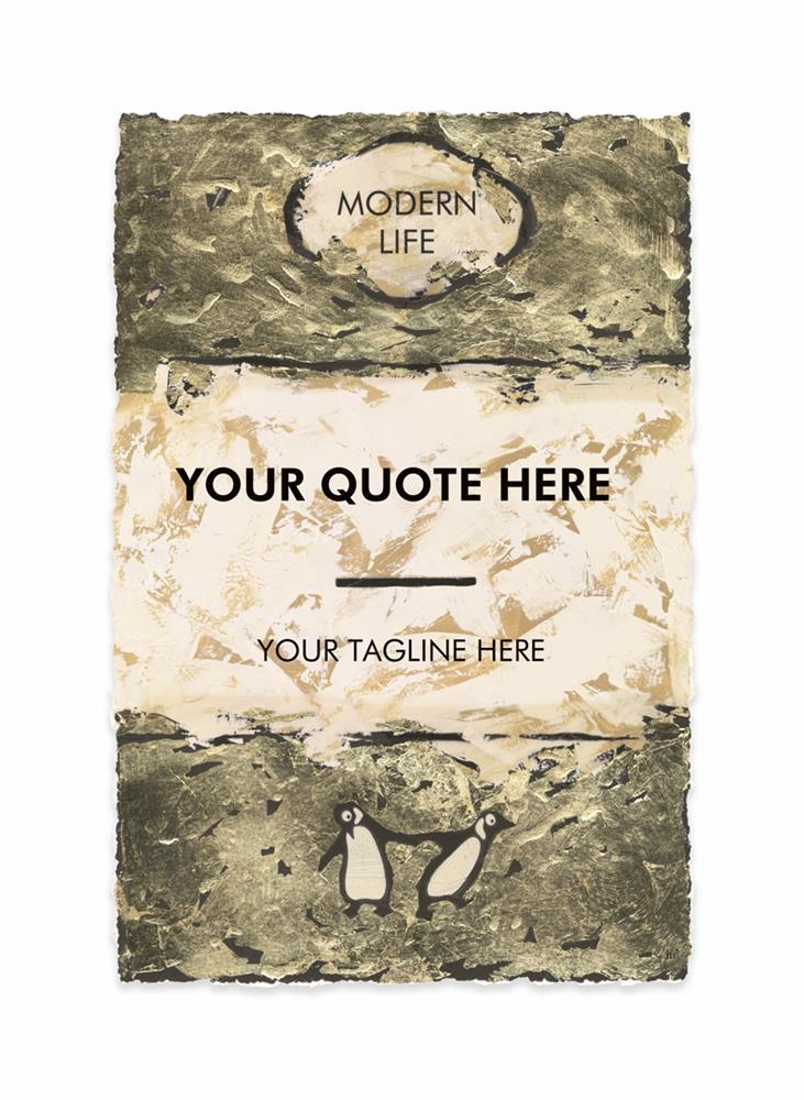 Hue Folk Write Your Own Story Metallic Leaf - The Acorn Gallery, Pocklington