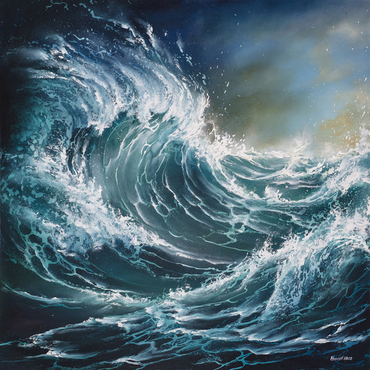 Wind And Waves Hand Embellished Canvas by Hamish Herd *NEW*