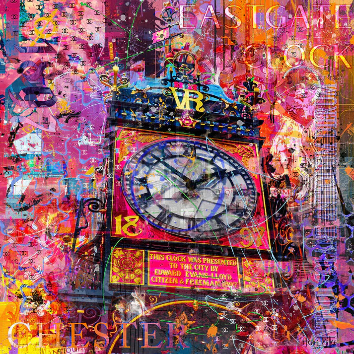 Forgotten Memories Clock Tower Original by Henri Miller - The Acorn Gallery, Pocklington