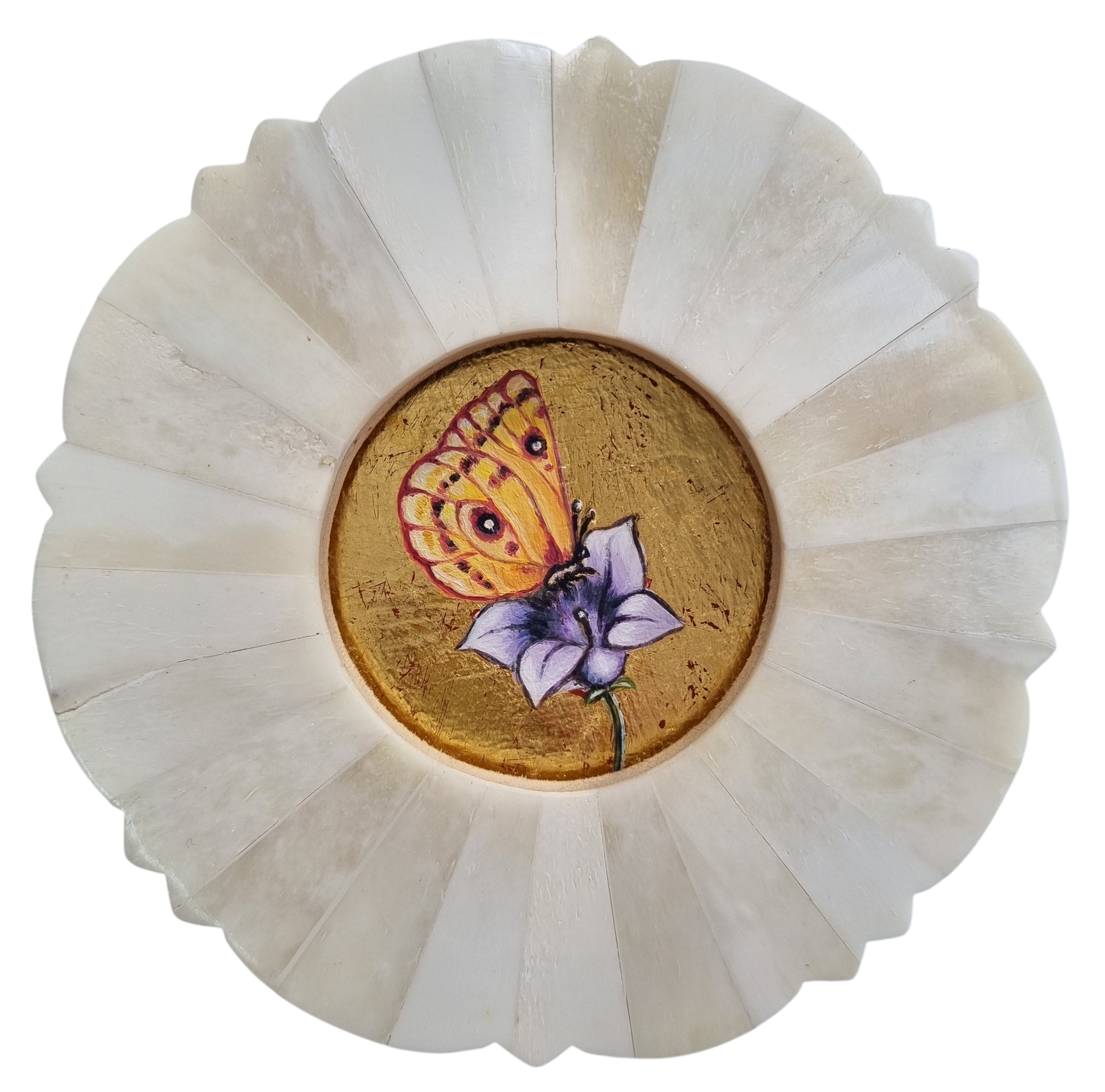 Marie Louise Wrightson's Favourite Flower Original from the 'A Kiss from Midas' Collection at The Acorn Gallery, Pocklington. Shop Now with Safe Secure UK Delivery.