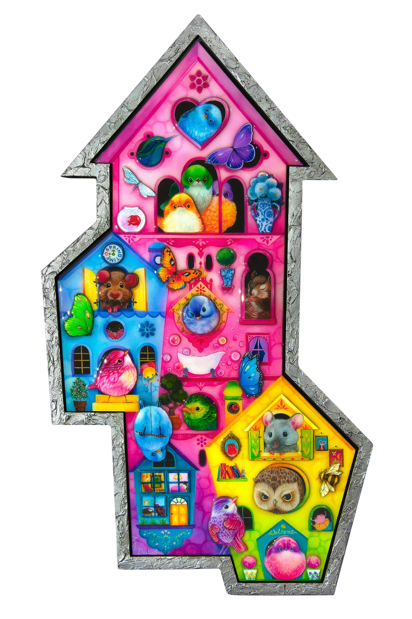 Kerry Darlington Birds Of A Feather - The Acorn Gallery, Pocklington