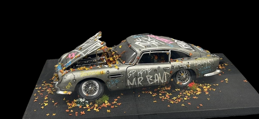 JJ Adams Aston Martin DB5 ORIGINAL Sculpture - The Acorn Gallery, Pocklington