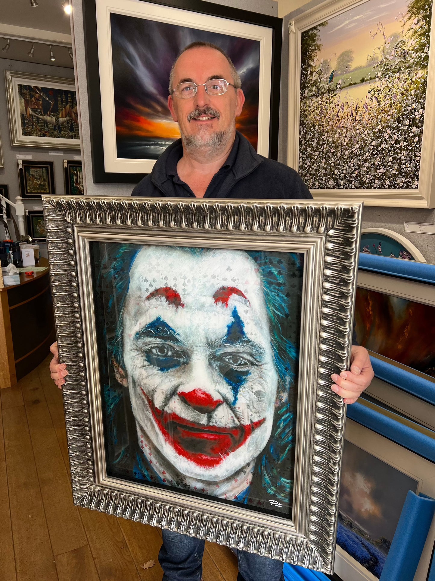 Pete Humphreys The Joker Original - The Acorn Gallery, Pocklington