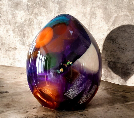 Andy Firth Purple Egg Original - The Acorn Gallery, Pocklington 