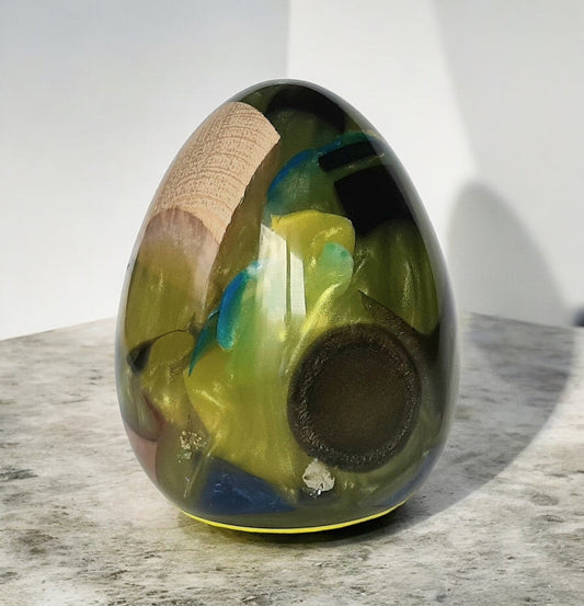 Andy Firth Green Egg Original - The Acorn Gallery, Pocklington